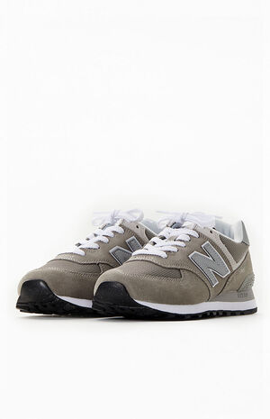 Women's Gray 574 Sneakers image number 2