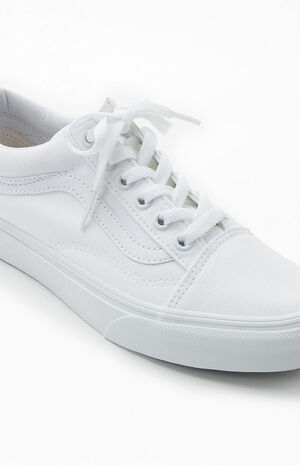 Kinderachtig opener Afm Vans White Old Skool Shoes | PacSun