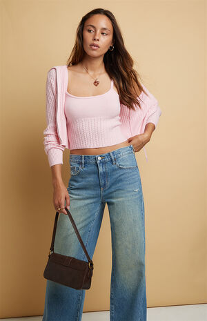 Eva Cable Knit Tank Top image number 4