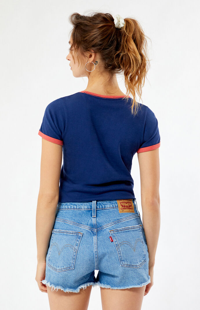 Pacsun top levi shorts