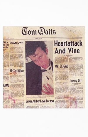 Tom Waits Heartattack & Vine Vinyl Record image number 1