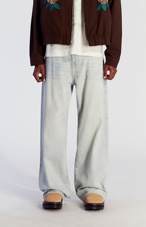 Light Indigo Wash Extreme Baggy Jeans