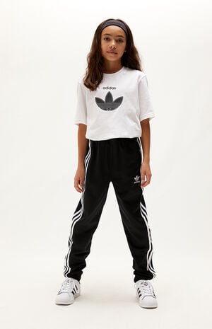 Kids Black SST Track Pants image number 1