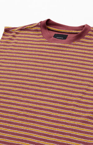 Rose Compass Striped Textured Tank Top image number 2