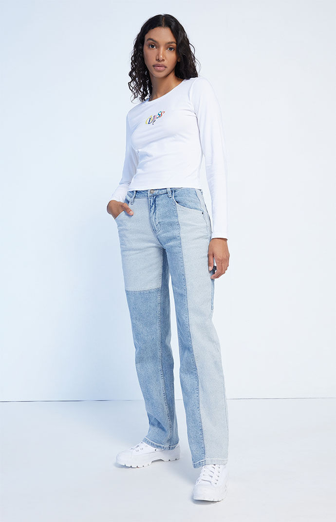 Guess color deals block jeans