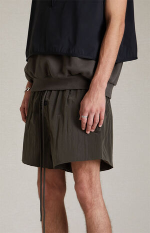 Ink Crinkle Nylon Running Shorts image number 4