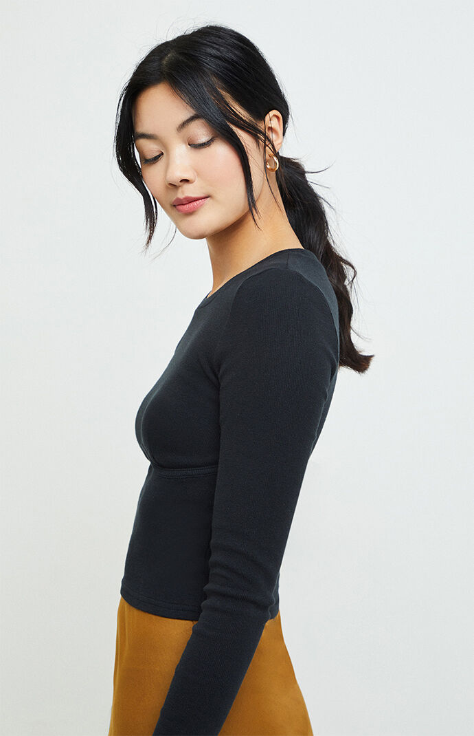 Ivette Wire Long Sleeve Top
