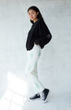 Eco White & Green Mom Jeans Eco White & Green Mom Jeans image number null