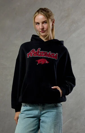 Arkansas Razorbacks Embroidered Hoodie image number 1