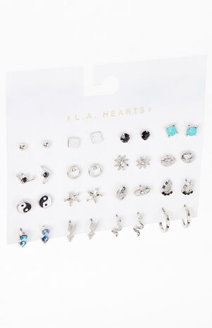16 Pack Turquoise Earrings image number 2