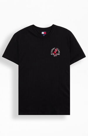 New York City Motif Embroidered T-Shirt