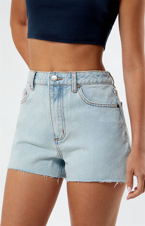 Light Indigo High Tides Denim Shorts image number 2