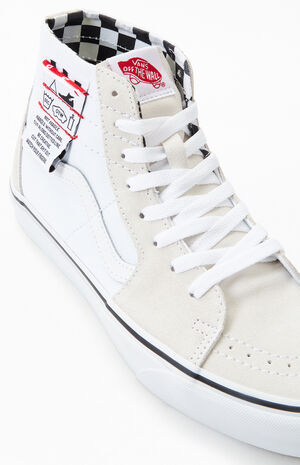 White Sk8-Hi Tapered Sneakers image number 6