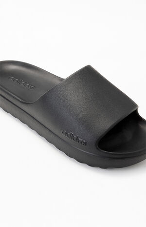 Black Adilette Lumia Slides image number 6