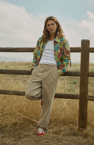 Eco Pleated Corduroy Trousers image number 2
