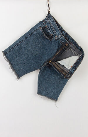 Upcycled Levi's 505 Relaxed Fit Denim Shorts image number 2