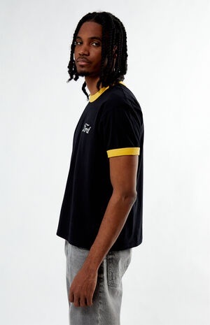 Black Ringer T-Shirt image number 4