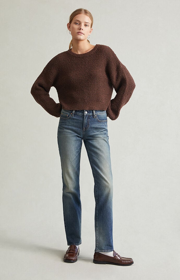 Pacsun Slim Jeans Stretch Tint Dark Blue