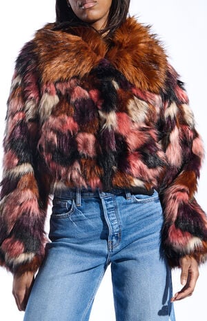 Molly Faux Fur Coat image number 1