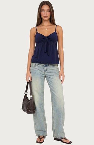 Michey Babydoll Tie Tank Top image number 4