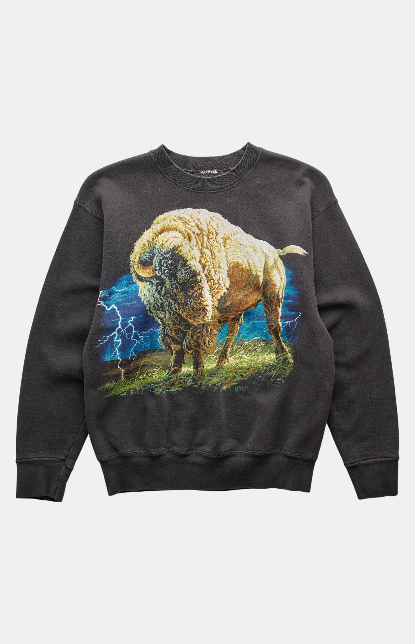 PS VINTAGE '90s Buffalo  Crew Neck Sweatshirt