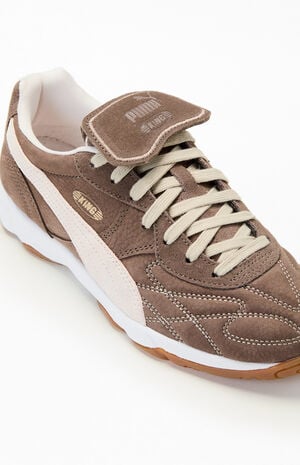 Women's Brown King Indoor Sneakers image number 6