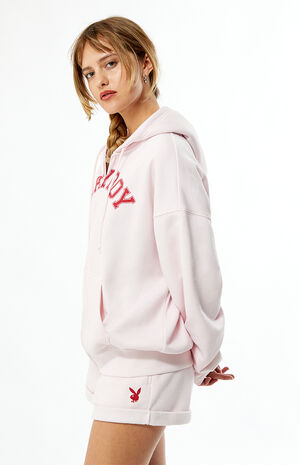 By PacSun Oversized Zip Up Hoodie image number 3