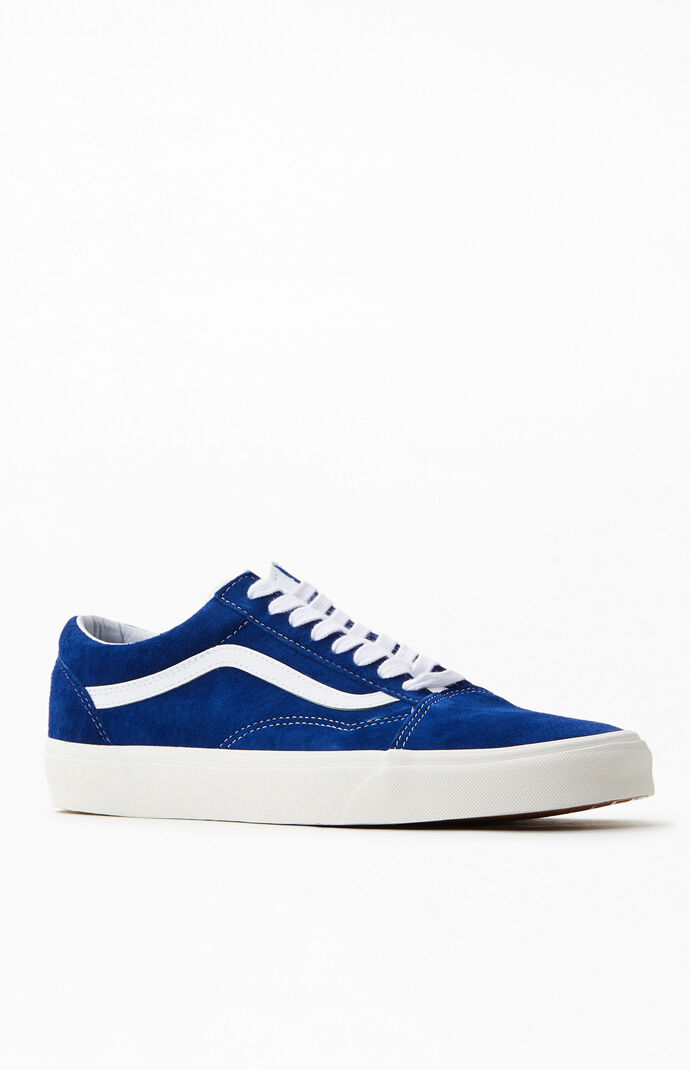 blue pig suede vans