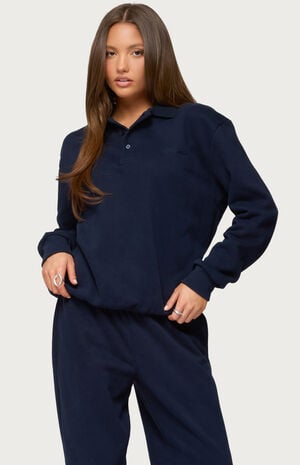 Jayce Oversized Edikted Polo Sweatshirt image number 1