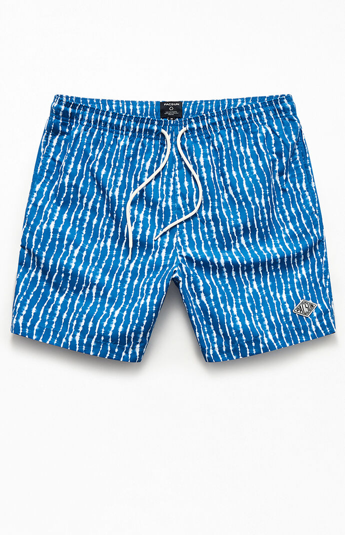 Eco Stripe Dye 17" Swim Trunks
