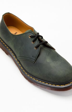 Green 1461 Crazy Horse Leather Shoes image number 6