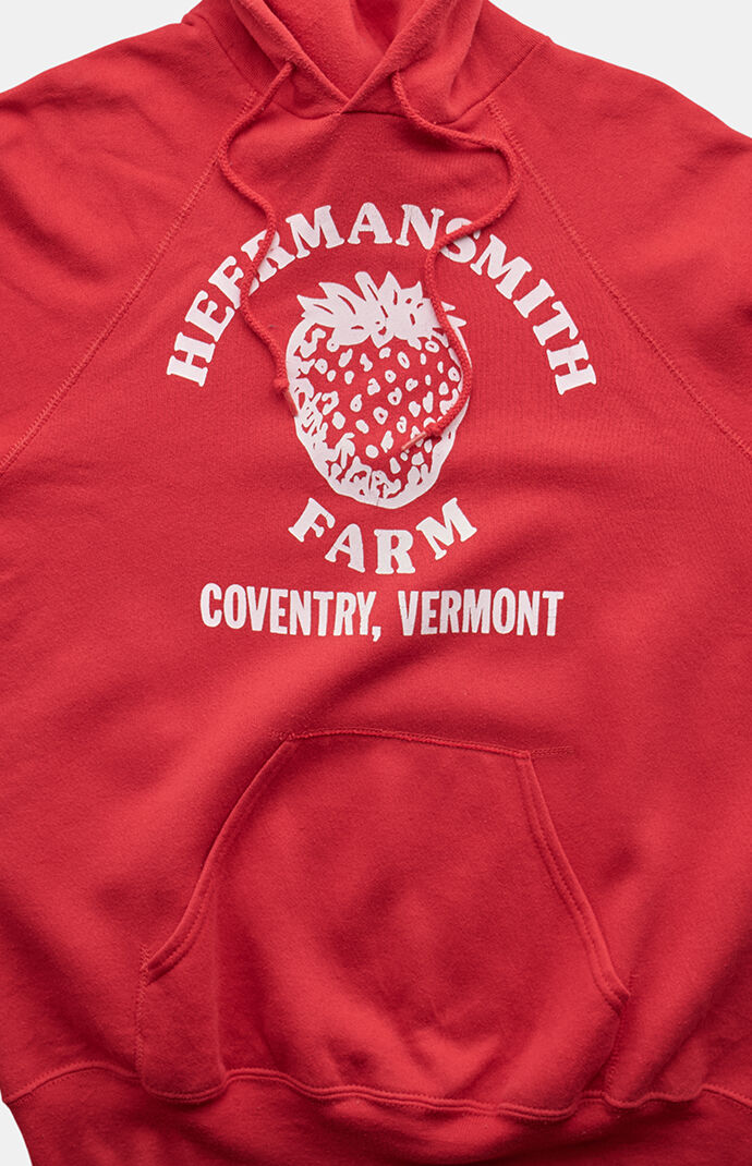 PS VINTAGE 80s Strawberry Farm Vermont Pullover Hoodie