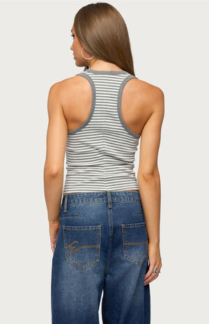 Sindy Studded & Striped Tank Top image number 3