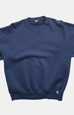 Navy '90s Russell Crew Neck Sweatshirt image number 3