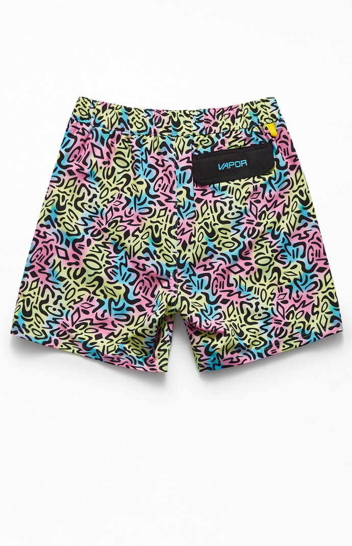 Printed Maui 17" Swim Trunks