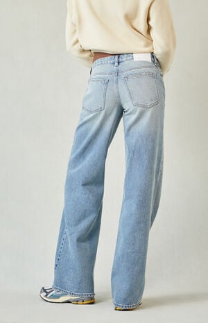 Casey Low Rise Baggy Jeans Light Blue Tinted Casey Low Rise Baggy Jeans Light Blue Tinted image number 4