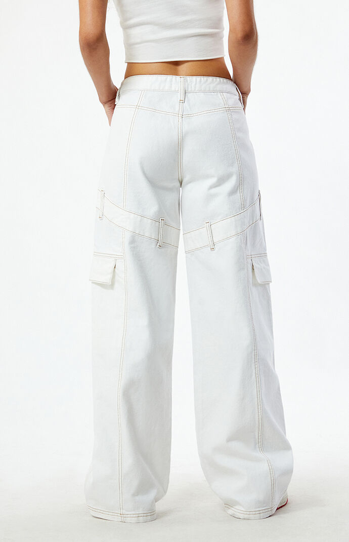 MICHI x SLY 】ADJUST WAIST W CARGO ホワイト｜ファッション