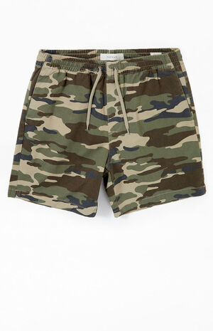 Eco Camouflage Twill Volley Shorts image number 1