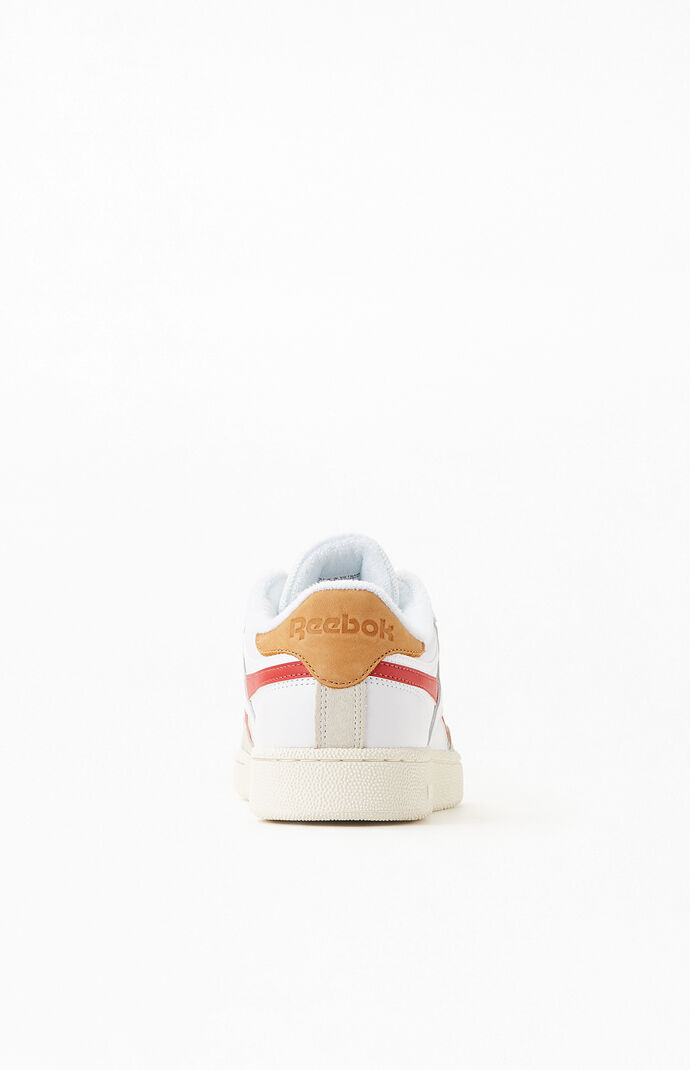 White & Red Club C Revenge Shoes