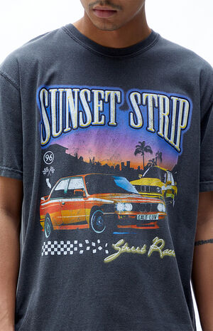 Sunset Stripe Vintage T-Shirt image number 3