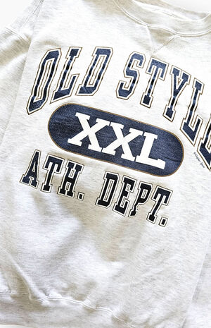 Upcycled Athletic Dept. Crew Neck Sweatshirt image number 2