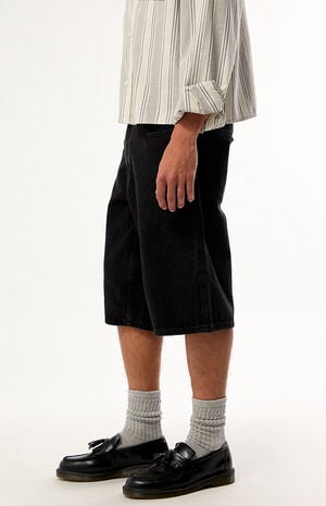 470 Black Baggy Jorts image number 4