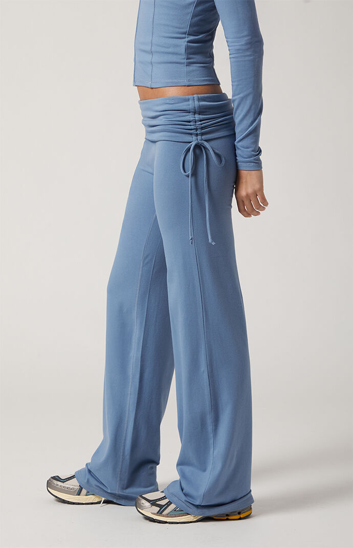 PAC 1980 RISE Active Shoreline Fold-Over Flare Yoga Pants