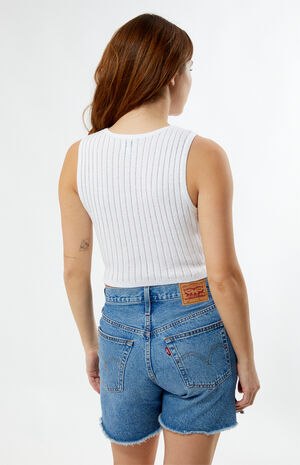 Phoebe Knit High Neck Tank Top image number 3