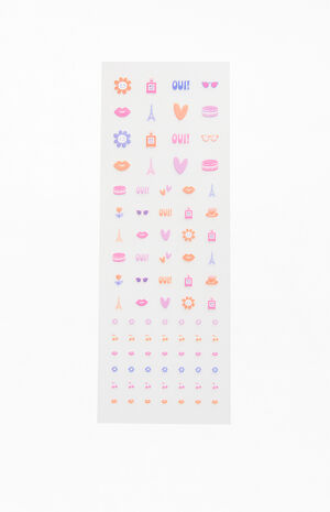 French Adventure Nail Stickers image number 2