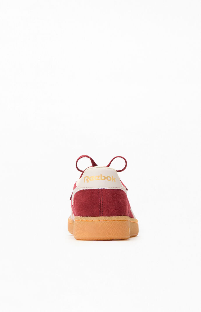 Reebok Burgundy Club C Grounds UK Sneakers PacSun