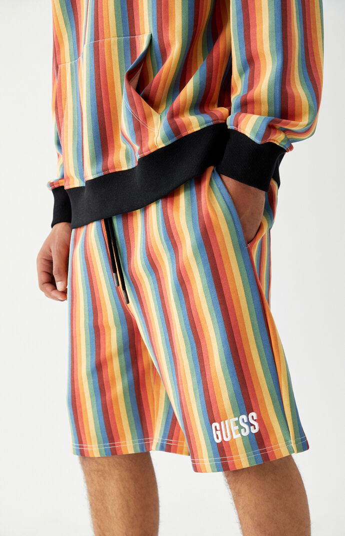 Guess striped drawstring shorts top