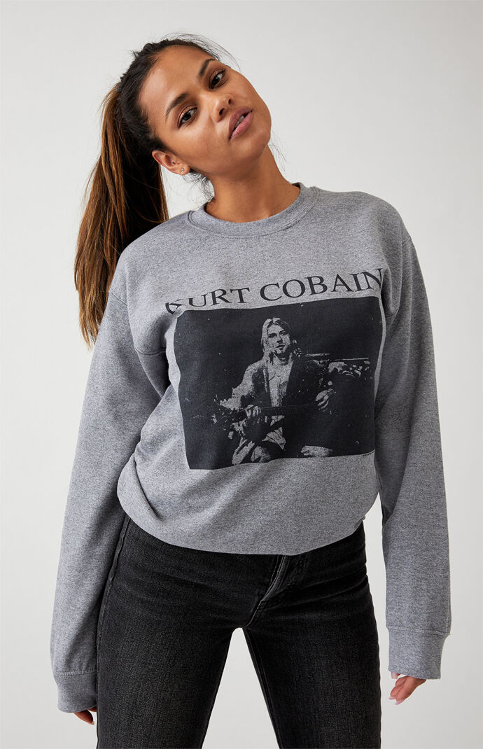 kurt cobain sweatshirt pacsun