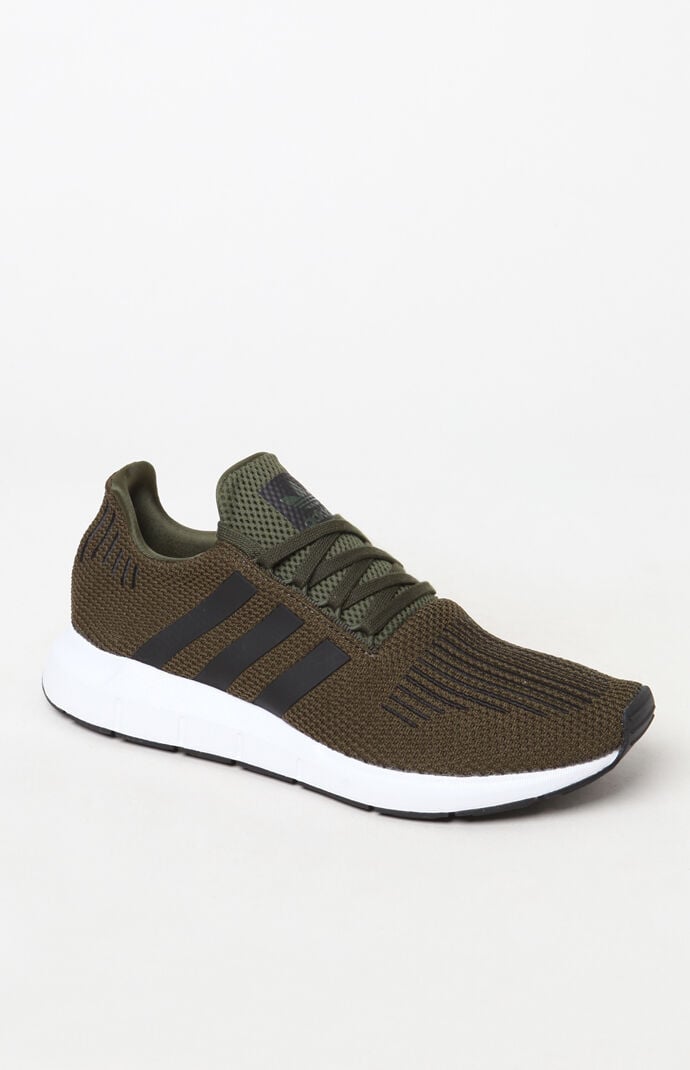 adidas Green Swift Run Shoes PacSun PacSun