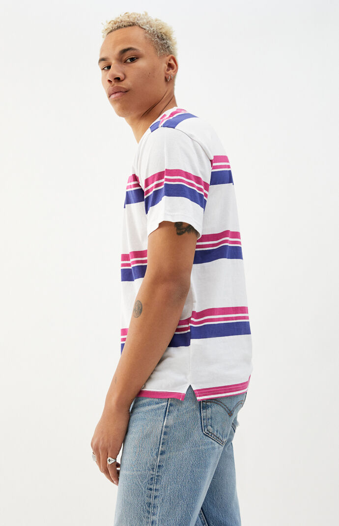 Deniro Stripe Knit T-Shirt